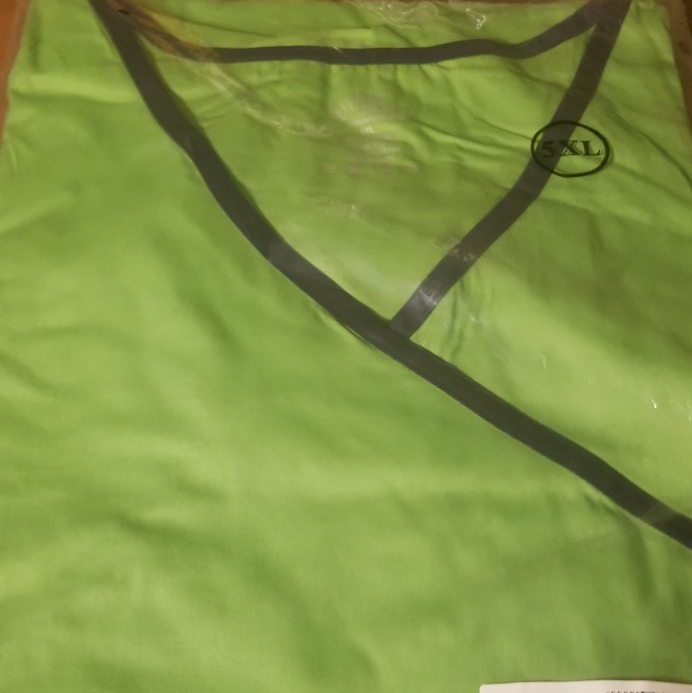 Lydia lime green/blue mock scrub set